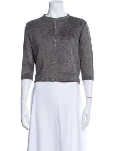 Pre-owned Avant Toi Linen Patterned Sweater In Neutrals