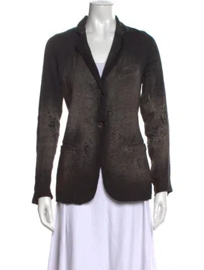 Pre-owned Avant Toi Linen V-neck Sweater In Gray