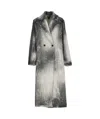 Avant Toi Long-sleeved Lapel Coat In Gray