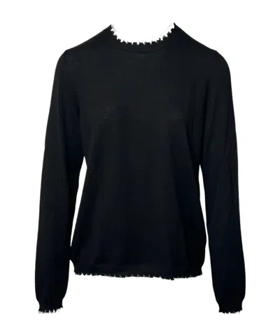 Avant Toi Long-sleeved Sweater In Black