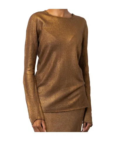 Avant Toi Long-sleeved Sweater In Brown