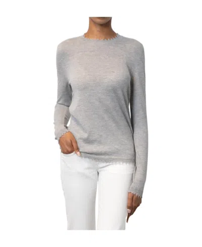 Avant Toi Long-sleeved Sweater In Gray