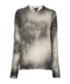 Avant Toi Marbled-pattern Sweater In Gray