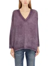 Avant Toi Maglia Scollo A V In Cashmere E Seta