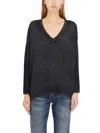 Avant Toi Maglia Scollo A V In Cashmere E Seta