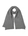 Avant Toi Man Scarf Grey Size - Cotton, Merino Wool, Polyamide, Baby Alpaca Wool, Cashmere
