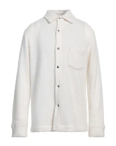 Avant Toi Man Shirt Ivory Size M Cashmere In White