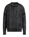 Avant Toi Man Sweater Black Size Xl Merino Wool, Cashmere In Black
