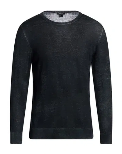 Avant Toi Man Sweater Black Size Xxl Linen, Cotton