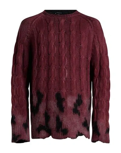 Avant Toi Man Sweater Burgundy Size L Merino Wool, Cashmere In Red