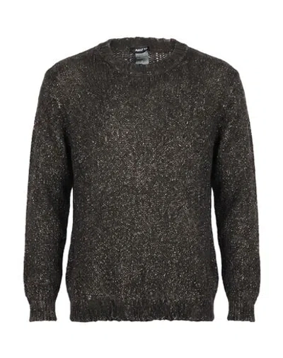 Avant Toi Man Sweater Charcoal Size M Cotton, Linen In Gray