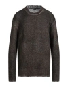 Avant Toi Man Sweater Khaki Size Xl Polyamide, Baby Alpaca Wool, Merino Wool In Brown