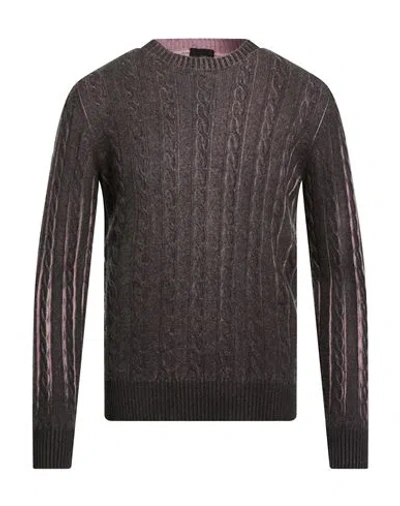 Avant Toi Man Sweater Lead Size 38 Cashmere In Brown