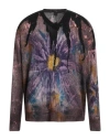Avant Toi Man Sweater Purple Size S Cashmere In Black