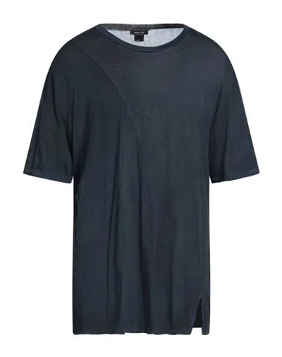 Avant Toi Man T-shirt Midnight Blue Size 3xl Cotton, Cashmere