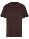 Avant Toi Marbled-effect T-shirt In 褐色