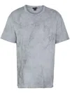 Avant Toi Marbled-effect T-shirt In Grey