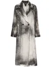 Avant Toi Long-sleeved Lapel Coat In Grey