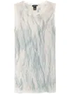 Avant Toi Marbled-pattern Tank Top In Neutrals