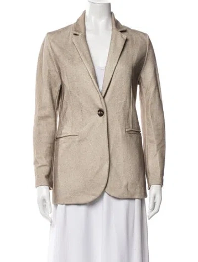Pre-owned Avant Toi Merino Wool Blazer In Neutrals