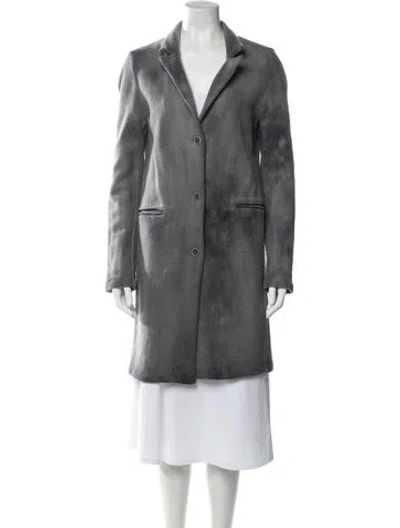 Pre-owned Avant Toi Merino Wool Coat In Grey