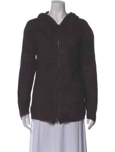 Pre-owned Avant Toi Merino Wool V-neck Sweater In Gray