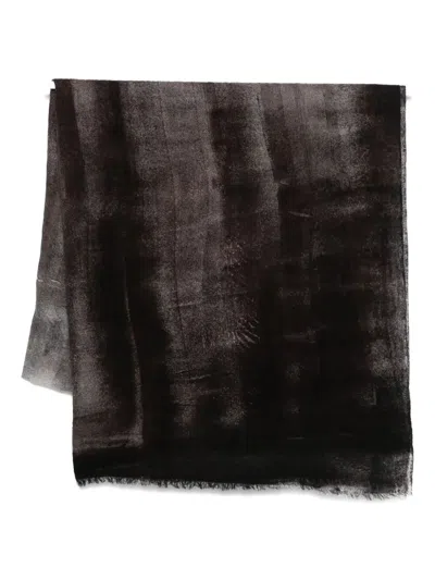 AVANT TOI AVANT TOI "MURALES" EFFECT SCARF LIGHT WOOL 100X200CM