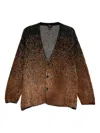 Avant Toi Ombré Speckled Cardigan In Brown
