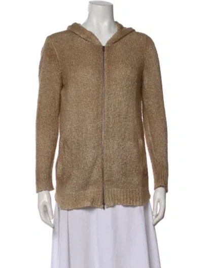 Pre-owned Avant Toi Open Front Sweater In Neutral