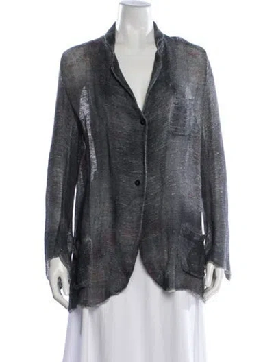 Pre-owned Avant Toi Patterned Jacket In Blue