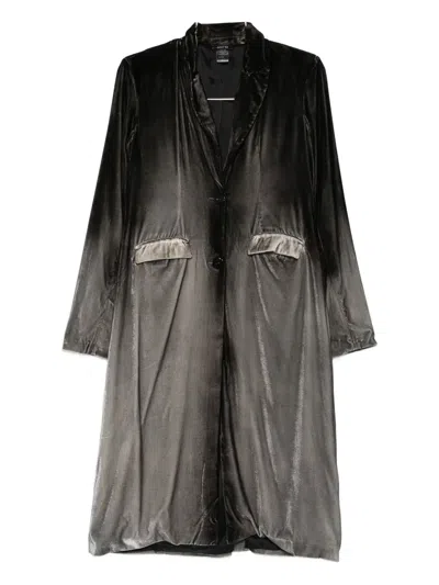 Avant Toi Pocket Coat In Gray