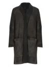 Avant Toi Dark Grey Wool And Cashmere Cardigan In Gray