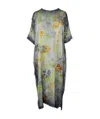 Avant Toi Print Dress In Gray