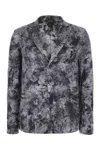Avant Toi Printed Stretch Silk Shirt In 00053