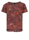 Avant Toi Purple Cotton Knit Top In Brown