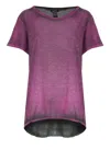 Avant Toi Purple Cotton T-shirt