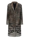 Avant Toi Principe Di Galles-pattern Coat In Brown