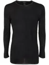 Avant Toi Reversible Round Neck Pullover