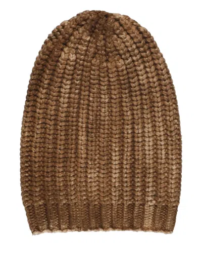 AVANT TOI RIBBED-KNIT BEANIE