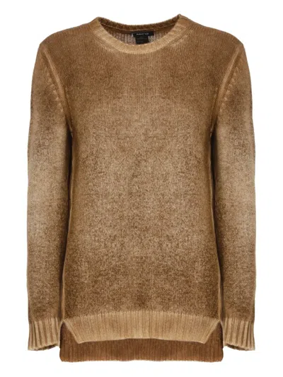 AVANT TOI RIBBED-TRIM CASHMERE SWEATER