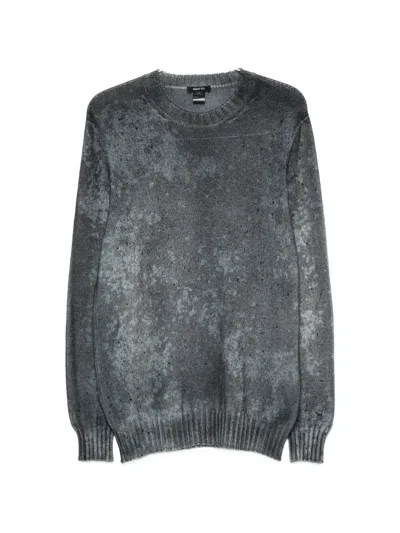 Avant Toi Ribbed-knit Sweater In Gray