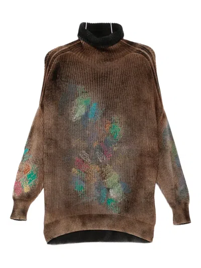 Avant Toi Roll-neck Sweater In Brown