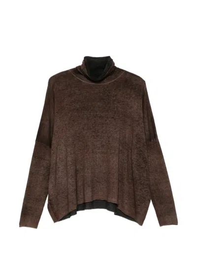 Avant Toi Roll-neck Sweater In Brown