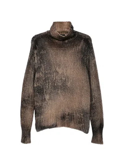 Avant Toi Roll-neck Sweater In Brown