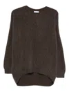 Avant Toi Round-neck Sweater In Brown