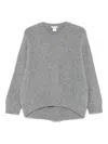 Avant Toi Round Neck Sweater In Gray
