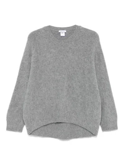 Avant Toi Round Neck Sweater In Gray