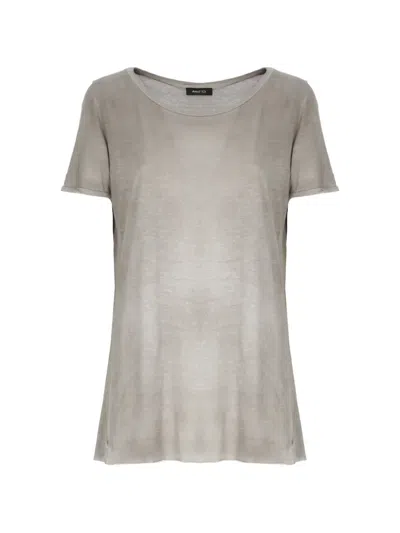 Avant Toi Round-neck T-shirt In Gray