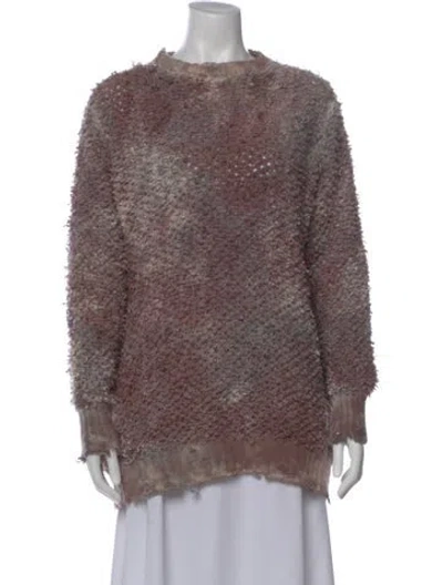 Pre-owned Avant Toi Silk Crew Neck Sweater In Multi