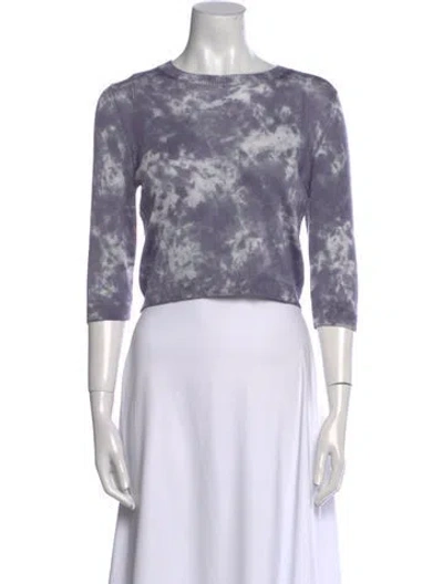 Pre-owned Avant Toi Silk Tie-dye Print Sweater In Multi